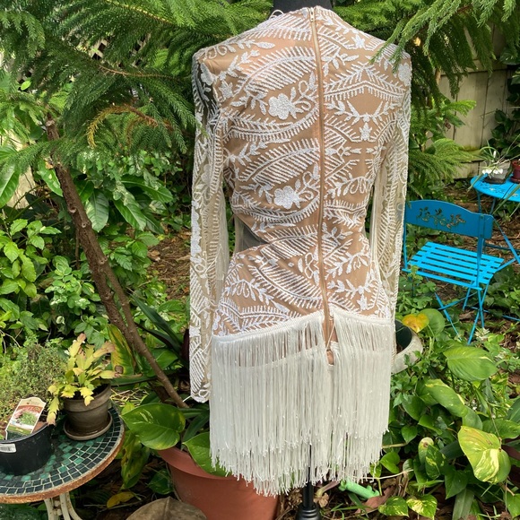 L’atiste fringe & sequin dres NWT sz M - Picture 9 of 14